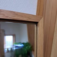 【受け渡し完了】無印良品の木製全身鏡の画像