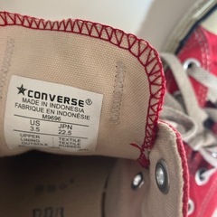 コンバース⭐︎22.5の画像