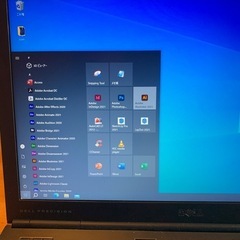 記念爆安大特価！Dell precision m6600改その⑯。i7 2640M 17インチ大画面 独立GPU搭載FireProM4000 　新品SSD480G＋HDD320Gメモリー16G　win10pro64bit。の画像