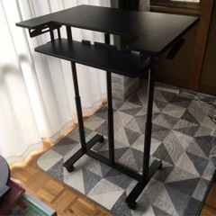 サンワサプライ 100-ERD021BK 上下昇降デスク スタンディングデスクの画像