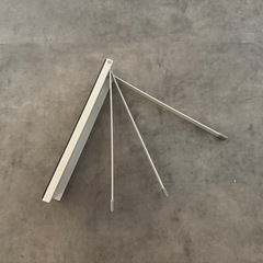 山崎実業 布巾ハンガー ホワイト マグネットの画像