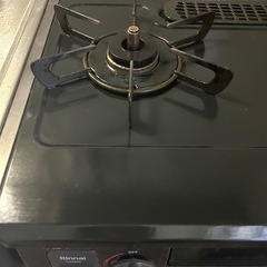 美品！リンナイ　ガスコンロ　都市ガス　グリル未使用！の画像