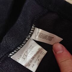 ♣　スパッツ 　ショートパンツ 　レディース　 部屋着　運動着　スヌーピー PEANUTS　ブラックフリース　 サイズＬ～ＬＬ　ヒップ９０～１０３　　身長１５５～１７０の画像