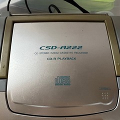 動作確認品　CDラジカセの画像