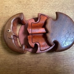 木製　ジュエリーパズルボックス　月の画像