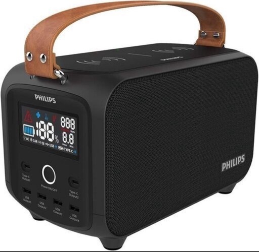 Philips フィリップス ポータブル電源 大容量 128000mAh/460Wh
