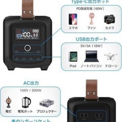 残り7台　 Philips フィリップス ポータブル電源 大容量 128000mAh/460Whの画像
