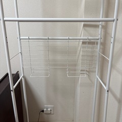 ニトリ　洗濯機ラック　収納の画像