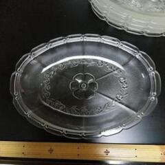 涼しげな　ガラス　の　お皿　その②　6枚セットの画像