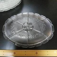 涼しげな　ガラス　の　お皿　その②　6枚セットの画像