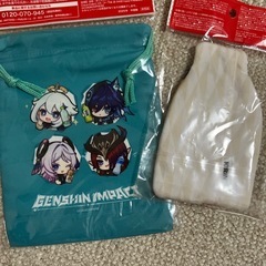 巾着ポーチ　カイロケースの画像
