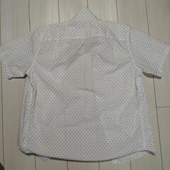 美品　メンズ　ユニクロ　水玉シャツ　Lサイズの画像