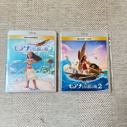 モアナと伝説の海1.2セット　DVD+純正ケース
