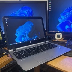 HP Probook Windows11 24H2 CPU i7-6500u メモリ16GB SSD256GB+HDD1TB Office2021 の画像