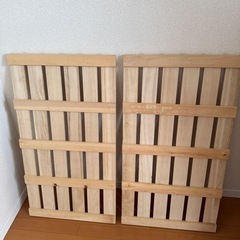 すのこ　2点セットの画像