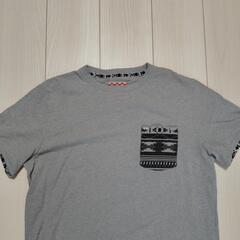 メンズ　Tシャツ　グレー　Lサイズの画像
