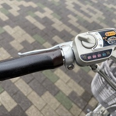 YAMAHA PAS 電動アシスト自転車 シルバー　良品の画像
