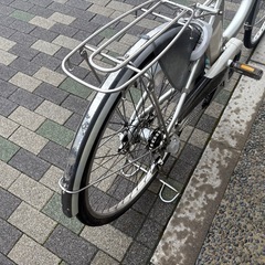 YAMAHA PAS 電動アシスト自転車 シルバー　良品の画像