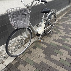 YAMAHA PAS 電動アシスト自転車 シルバー　良品の画像