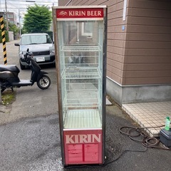 ※タダでお譲りします！※キリンビール業務用冷蔵ショーケースの画像