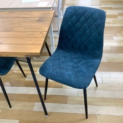 【トレファク　ラパーク岸和田店】ダイニング3点セット　NOCE ナチュラル×グレーの画像