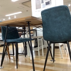 【トレファク　ラパーク岸和田店】ダイニング3点セット　NOCE ナチュラル×グレーの画像