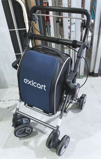 美品　シルバーカー エキシカート EXICART トラベルショッピングカート キャリーバッグ付き 折りたたみ 着脱可能