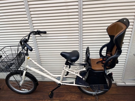 【値下げ】自転車 あさひ クリームカーゴ 3段変速 チャイルドシート付き