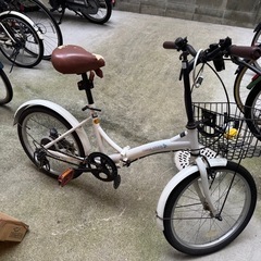 白い自転車譲ります！の画像