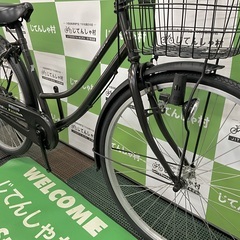 【商談中】【No.28】整備済‼︎前後タイヤ新品‼︎26インチ/ファミリー自転車/ブラックの画像