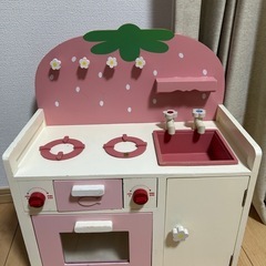 マザーガーデン　木のおままごと　いちごキッチン