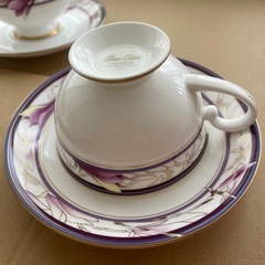 bone China コーヒーカップ三客セットの画像
