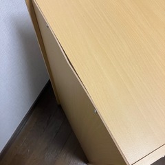 【差し上げます】　収納ケース付きカラーボックスの画像