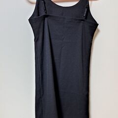 新品未使用キャミワンピース黒　M　L　ブラックの画像
