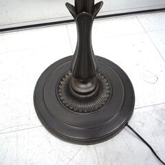現状品 ステンドグラス フロアスタンド フロアライト 高さ 約163cm ２灯式 中古 苫小牧西店の画像