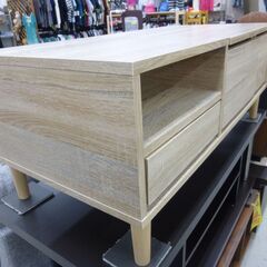 センターテーブル　ミラー付き　ドレッサーテーブルの画像