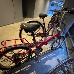 パンクしてます！自転車譲ります。の画像