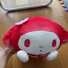 マイメロディ 桜寝ころびBIGぬいぐるみB ピンクの画像
