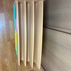 子ども用　本棚＋おもちゃ入れの画像