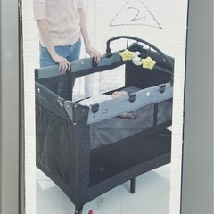 【美品】KATOJl ベビーベッド/マットレス付　の画像