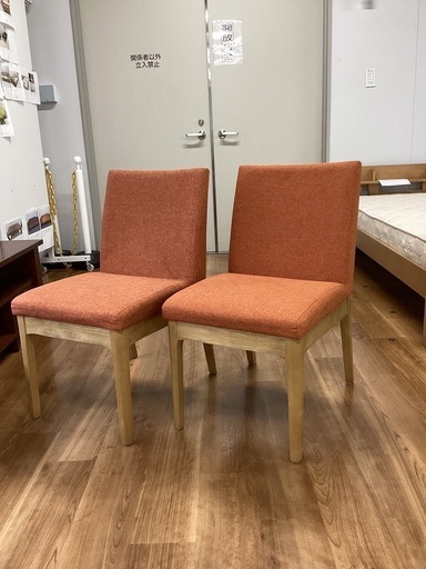 ダイニングチェア2脚セット　【町田市再生家具】　251389
