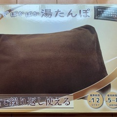 【未使用品】電気でぽかぽか湯たんぽの画像