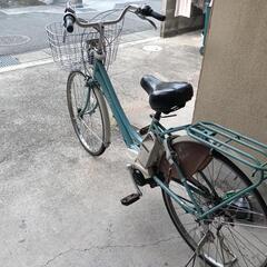BRIDGESTONE電動自転車assistaホワイトブルーツー...