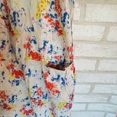 niko and ... 花柄半袖チュニック丈ワンピース 左右ポケット有り涼しさの画像