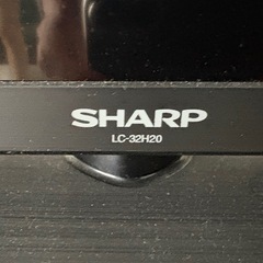SHARP 32型テレビの画像