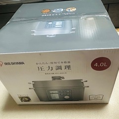 アイリスオーヤマ KPC-MA4-B 電気圧力鍋 4.0L ブラック　未開封　未使用の画像