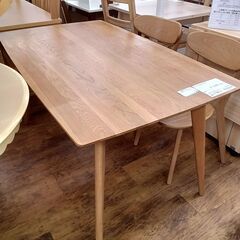 ★リユースのサカイ水戸店★  ダイニングセット2人用 ナチュラルブラウン H71.5×D80.5×W135 クリーニング済み MT5176の画像