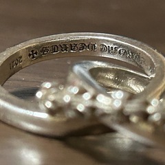 
CHROME HEARTS（クロムハーツ） TINY E CH PLS BAND TRPL タイニーイー CHプラスバンドトリプルリング の画像