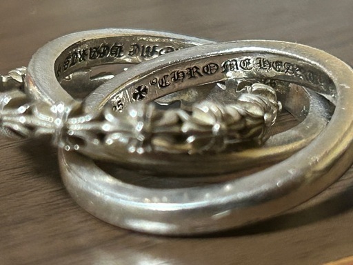 アクセサリー CHROME HEARTS TINY E CH PLS BAND - TRPL CHROME HEARTS 22K TINY CH PLUS BAND TRPL size : 9号 ¥605,000