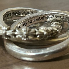 
CHROME HEARTS（クロムハーツ） TINY E CH PLS BAND TRPL タイニーイー CHプラスバンドトリプルリング の画像